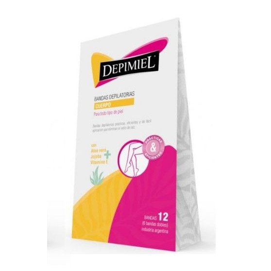 Producto - CERA EN BANDA PARA EL CUERPO CLÁSICA 12 Unid.
