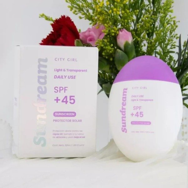 Producto - PROTECTOR SOLAR LIGHT Y TRANSPARENTE SPF+45 CITY GIRL