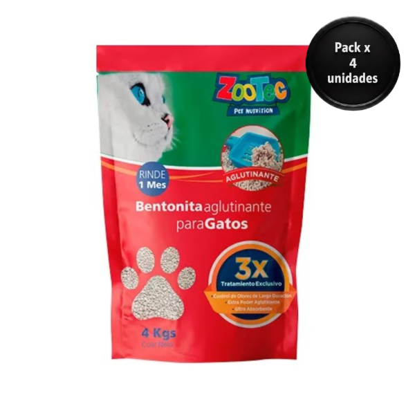 Producto - ZOOTEC Piedra Aglomerante - PACK X 4 UNIDADES x 4 Kg c/u