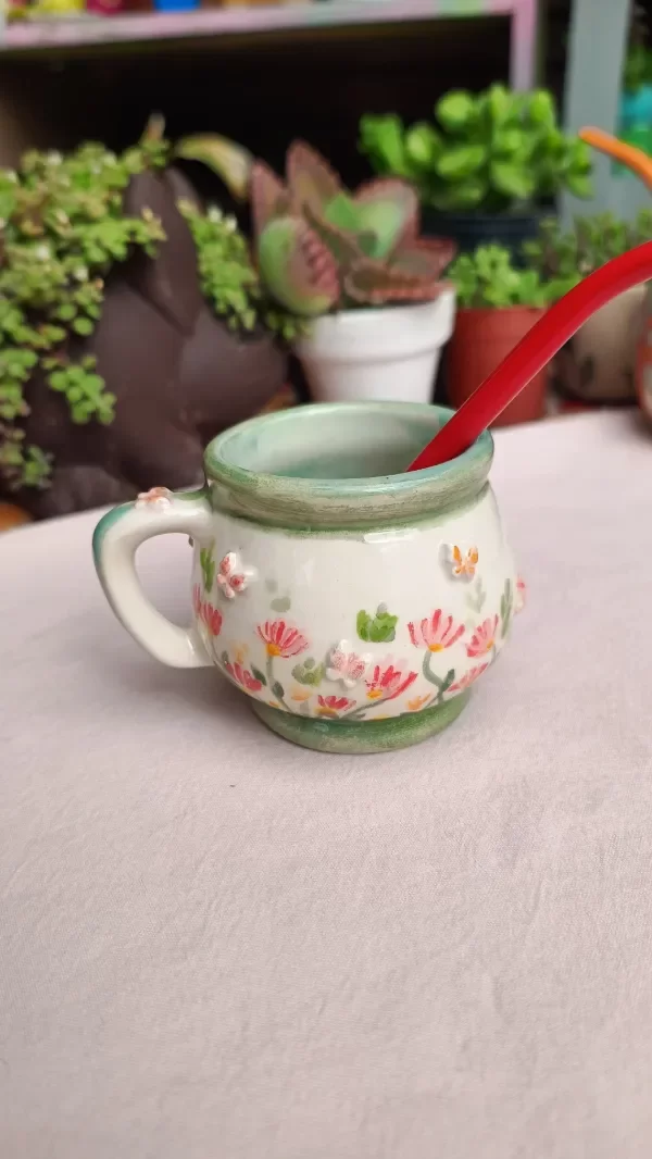 Producto - Mate Jardín Mariposas
