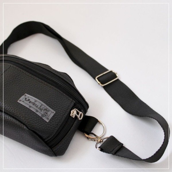 Producto - Riñonera Ecocuero (negro) - 1
