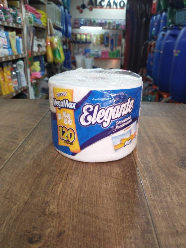 Producto - Papel higiénico Elegante de 120 metros.
