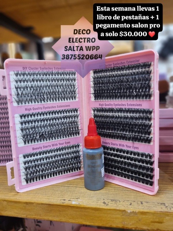 Producto - 1 libro + 1 pegamento salon pro