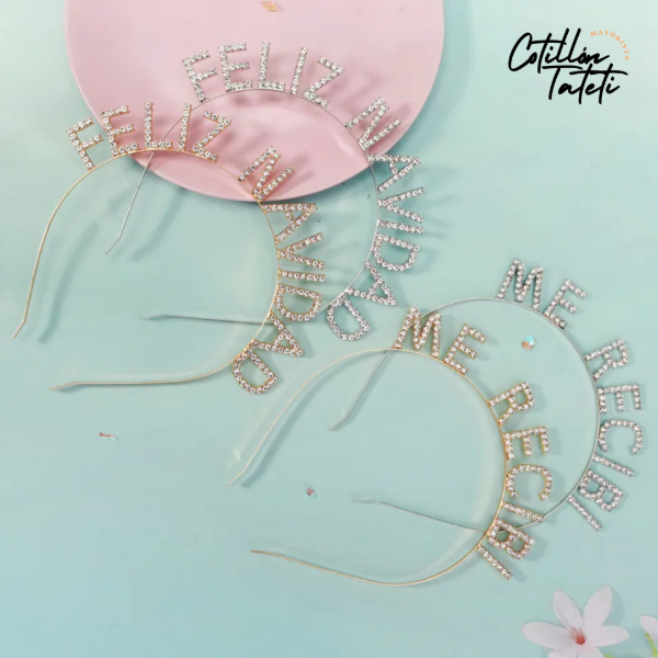 Producto - VINCHA DE STRASS FELIZ NAVIDAD