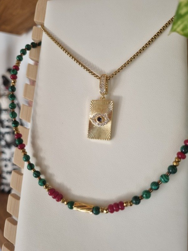 Producto - Collar Malaquita
