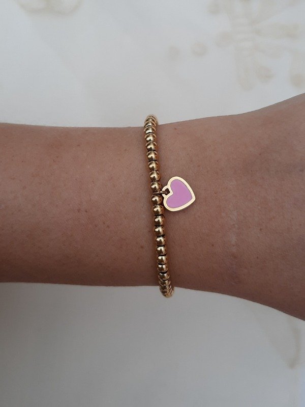 Producto - Pulsera Corazón Rosa