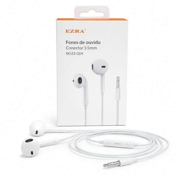 Producto - Auricular Ezra Manos Libres Control de Volumen Tipo C EZ-Q06. - 0