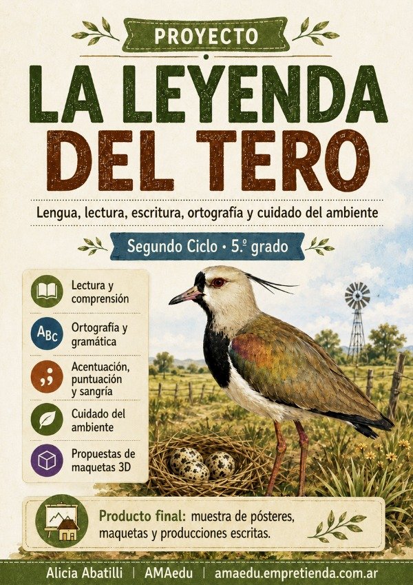 Producto - Lectura LA LEYENDA DEL TERO (Segundo Ciclo)