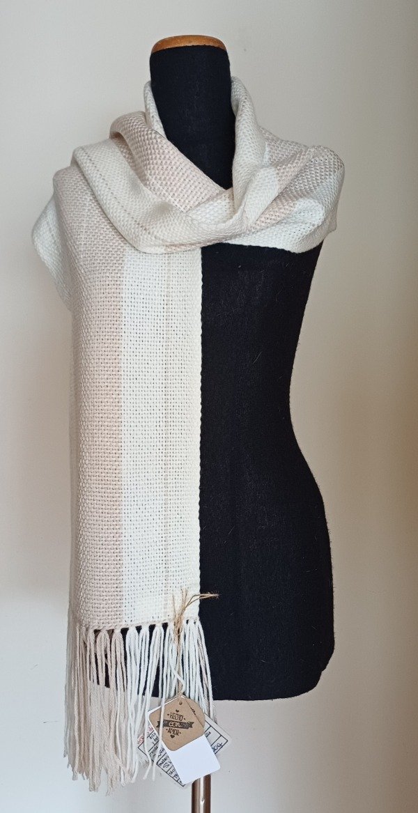 Producto - BUFANDA CASHMILON ARENA y MANTECA