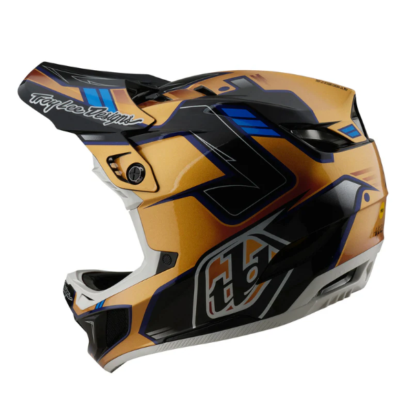 Producto - CASCO D4 COMPOSITE HELMET ROYALTY BLACK / GOLD E540 - 1