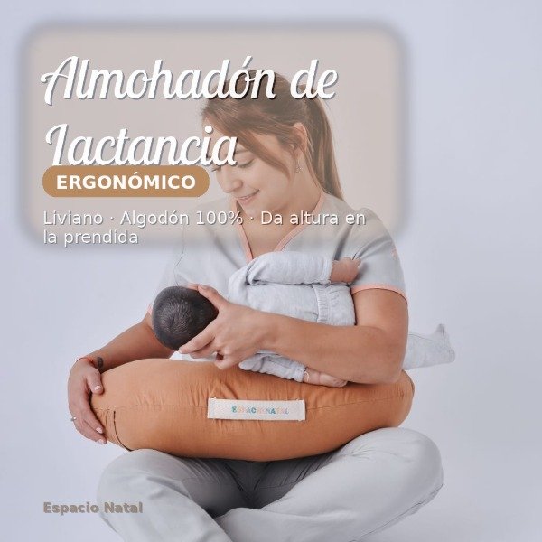 Producto - Almohadon de Lactancia (Gris- Rosa- Canela)