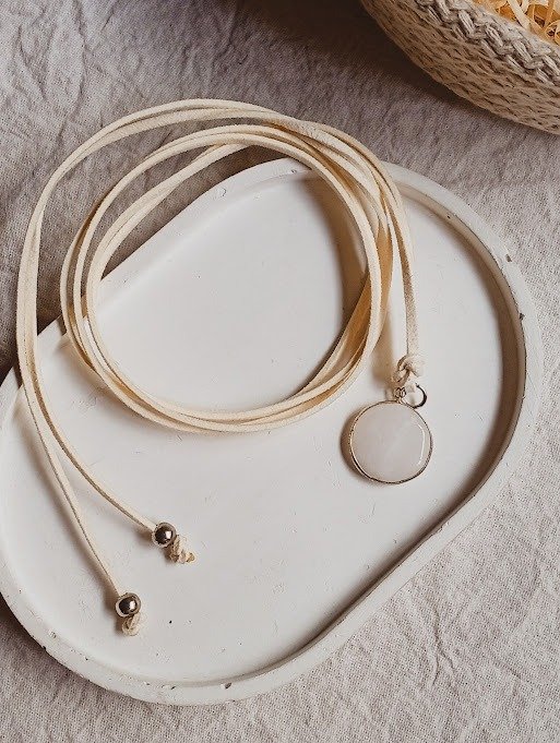 Producto - Choker cuarzo blanco