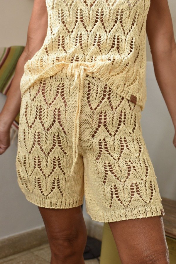 Producto - Short Sol - Amarillo Pastel