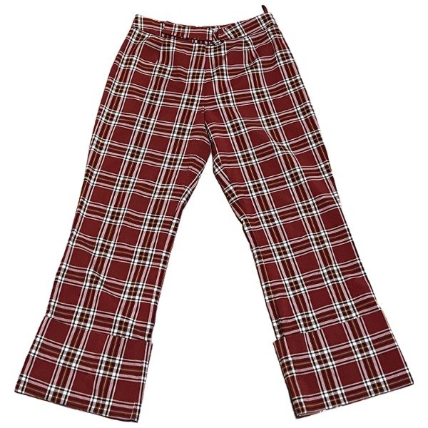 Producto - Pantalón Cuadrillé Bordó