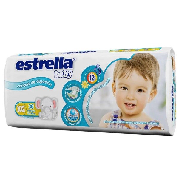 Producto - Pañales Estrella Baby XG36