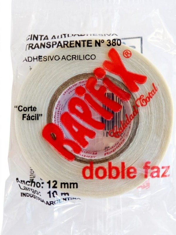 Producto - Cinta Doble Faz - 12 mm x 10 mts
