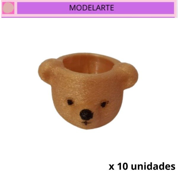 Producto - Maceta Osito x 10 unidades SIN SUCULENTA