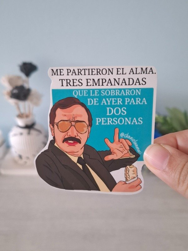 Producto - Stickers random ilustrados  - "Esperando la carroza" 001