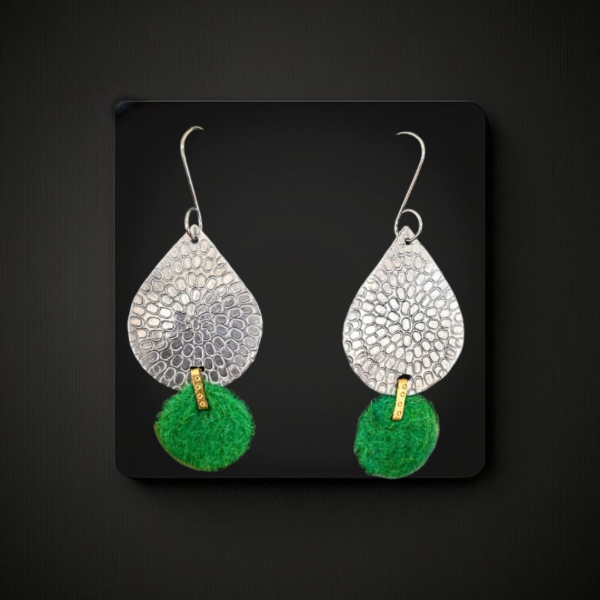 Producto - Aros "Gota en primavera"