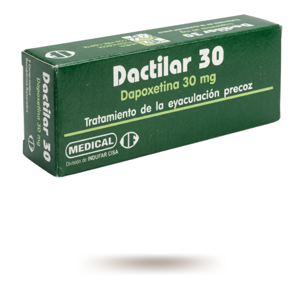 Producto - DACTILAR 30 MG X 6 - 0