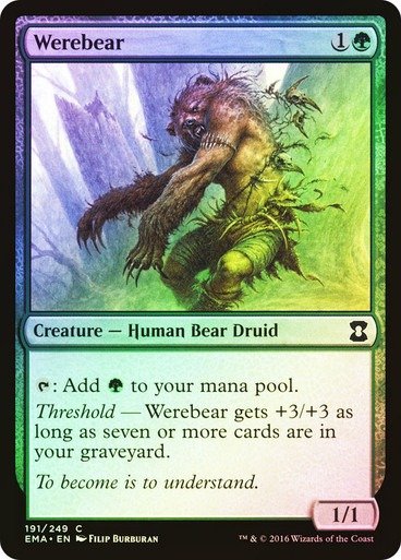 Producto - Werebear Foil  Eternal Masters