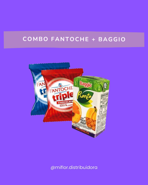Producto - COMBO COLONIA FANTOCHE TRIPLE + BAGGIO MULTIFRUTA