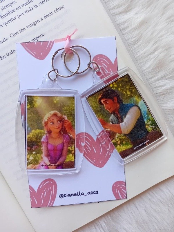 Producto - Llavero para compartir Rapunzel