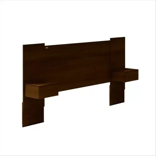 Producto - Respaldo de Cama + 2 mesas luz flotante Wengue