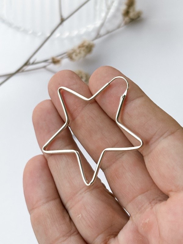 Producto - Argolla estrella 45mm