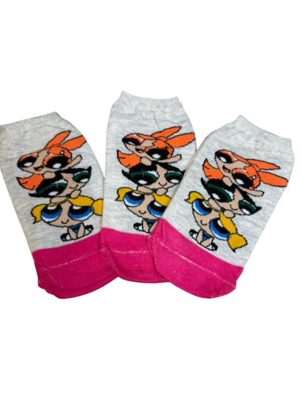 Producto - Par Soquetes Animados Poderosas Kids