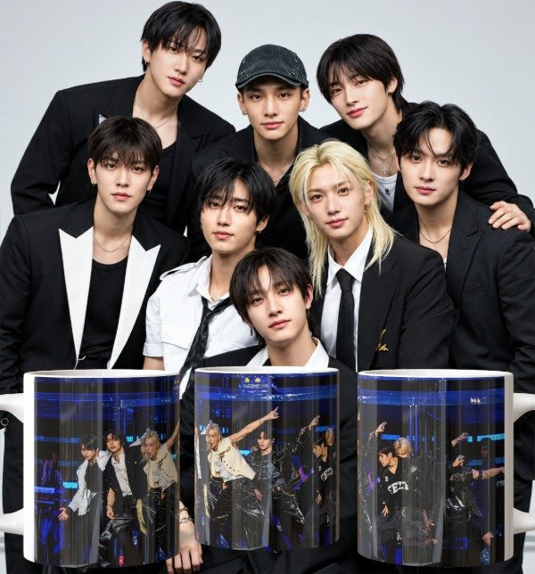 Producto - plantillas para taza del STRAY KIDS - 2