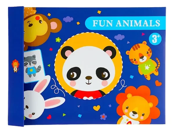 Producto - Rompecabezas magnético en librito, con pizarra. (30cm x 24cm) CUATRO MODELOS - 1