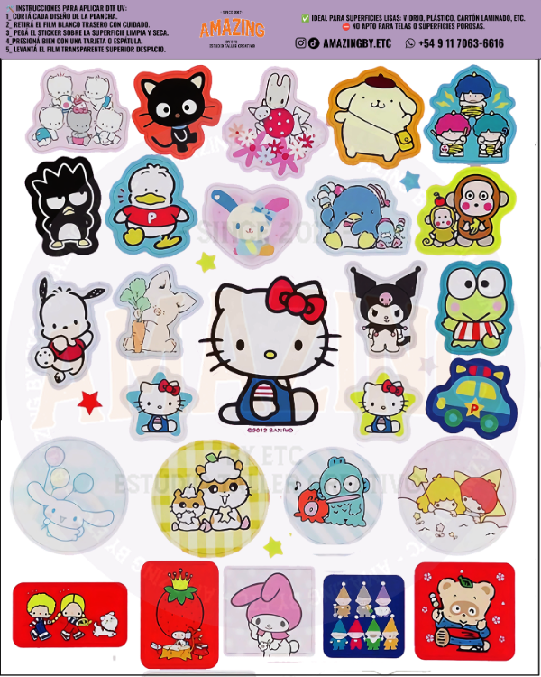 Producto - Sanrio family Hello kitty kuromi cinamorol