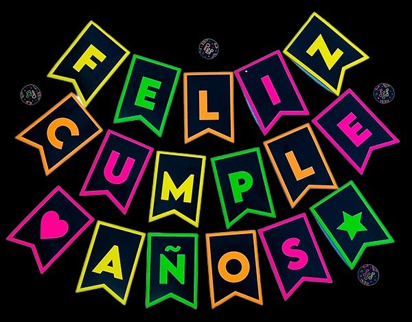 Producto - Banderin Neón