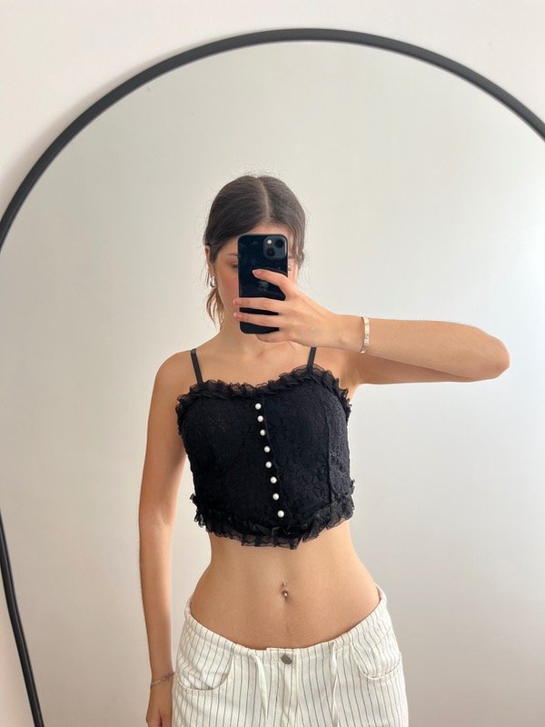 Producto - CORSET BOTON PERLA