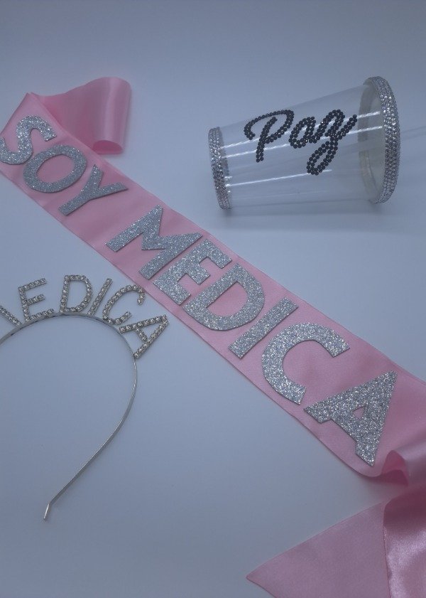 Producto - VINCHA SIMPLE + BANDA + VASO SIMPLE