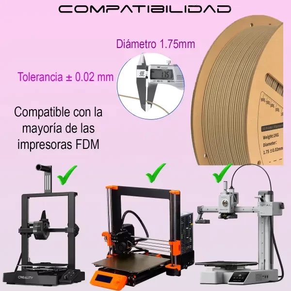 Producto - FILAMENTO ELEGOO PLA CF NEGRO 1,75mm - 4