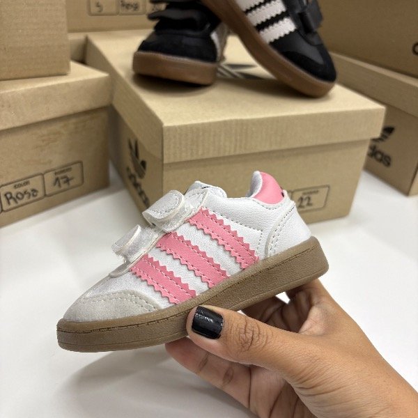 Producto - Samba baby con abrojo ROSA 17 al 26 - 2