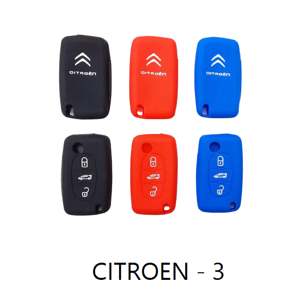Producto - FUNDA DE SILICONA CUBRE LLAVE CITROEN 3
