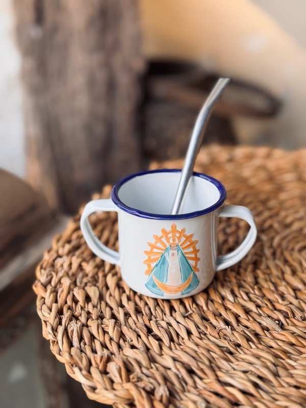 Producto - Mate enlozado Virgencita