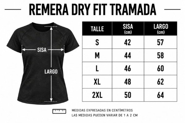 Producto - Remera Dry Fit Tramada Mujer 3 TIRAS - 6