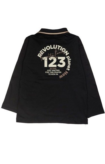 Producto - CHOMBA JERSEY NEGRO - 1