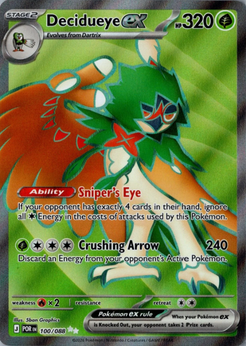 Producto - Decidueye ex (100/088) [Mega Evolution: Perfect Order]
