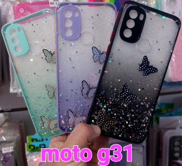 Producto - Fundas mariposas. Moto g31