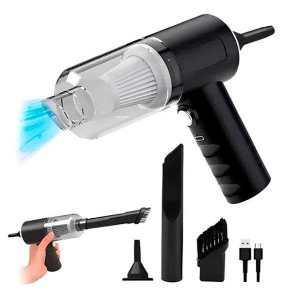Producto - MINI ASPIRADORA PORTÁTIL USB RECARGABLE 3 EN 1 VACUUM CLEANER (mx)