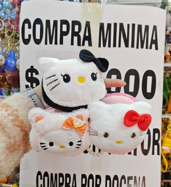 Producto - Monedero peluche con Pulsera KITTY  (x12 42.000ars)