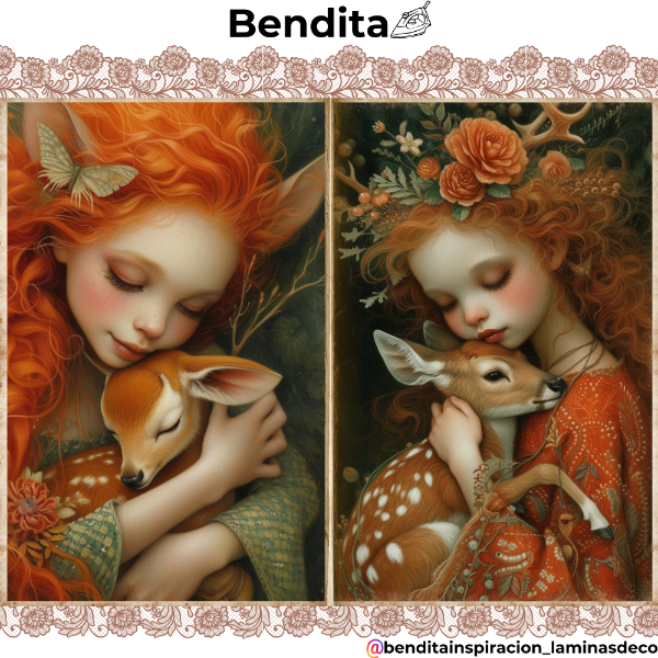 Producto - HADA CON CIERVO 1 PLANCHA