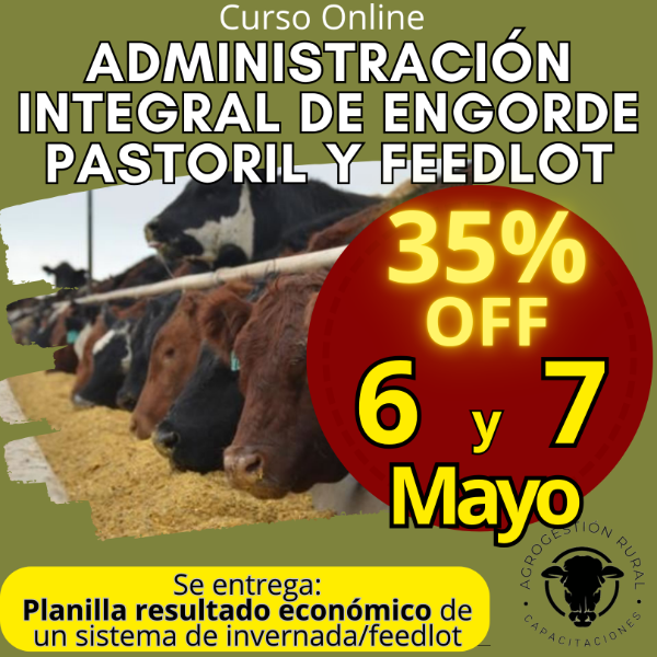 Producto - Curso Online: Administración Integral de Engorde Pastoril y Feedlot