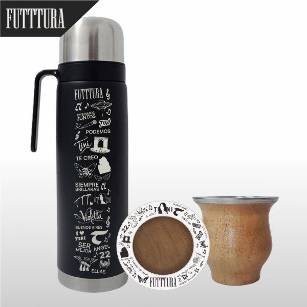 Producto - SET MATE FUTTTURA PERSONALIZADO + TERMO MEDIA MANIJA FUTTTURA - 2