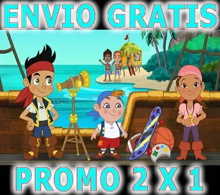 Producto - Kit Imprimible Izzy Y Los Piratas